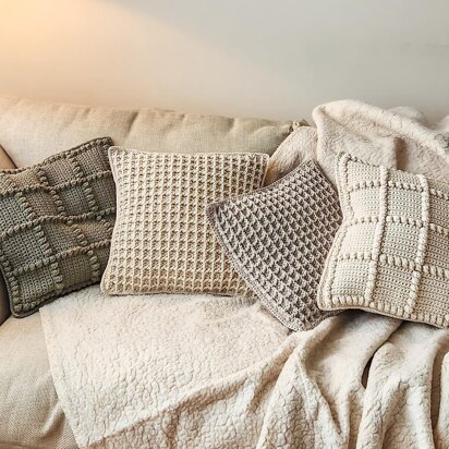 Checkered pillows
