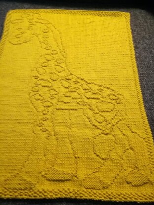 Nr. 64 Giraffe guest towel