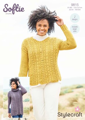 Women Jumpers in Stylecraft Softie - 9815 - Downloadable PDF