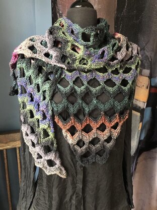 Durant Asymmetrical Shawl