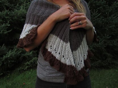 Sparrow Hooded Shawl