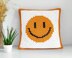 Mini C2C Emoji Smile Face Pillow 42x42 Squares Crochet Pattern