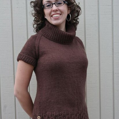 Black Eyed Susie Raglan - knitting pattern