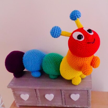 Cyril the rainbow caterpillar