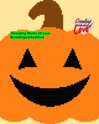 Halloween Pumpkin C2C Graph