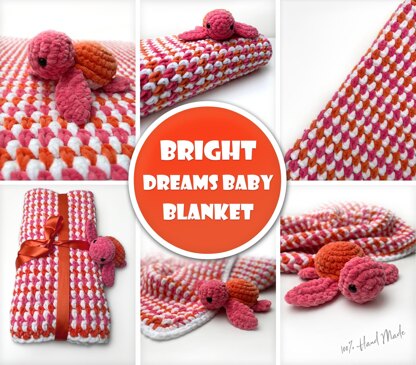 Crochet elizabeth stitch baby blanket online pattern