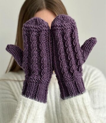'Katie’ Hat, Mittens and Scarf