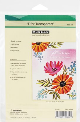 Penny Black Clear Stamps - Petal Profiles