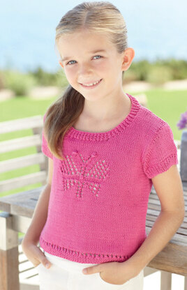 Woman's and Girl's Sweaters in Sirdar Cotton DK - 7214