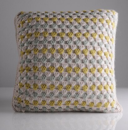 Learn to Crochet Granny Cushion