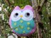 Crochet Pattern owl pillow  #321