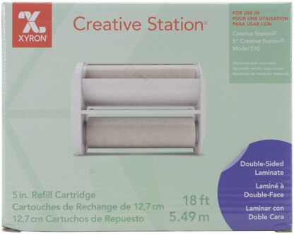 Xyron 510 Laminate Refill Cartridge - 5"X18' Double-Sided