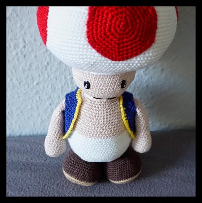 Häkelanleitung Amigurumi Pilz Toad