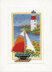 Vervaco Lighthouse Miniature Cross Stitch Kit (3 pcs) - 8cm x 12cm