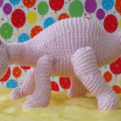 NURSERY BABY DINOSAUR TOY KNITTING PATTERN - MADMONKEYKNITS.COM