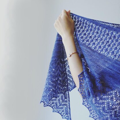 Lilac Lace Shawl