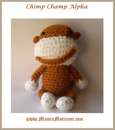Crochet Chimpanzee Monkey Ape Pattern Unique Amigurumi Toy