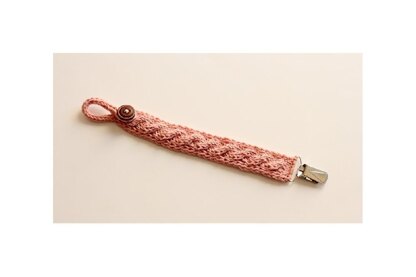 Cabled Pacifier Clip