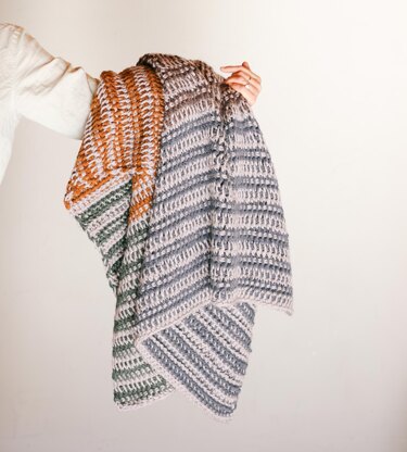 Woven Stripes Throw