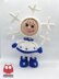 317 Girl doll in a Snowflake outfit
