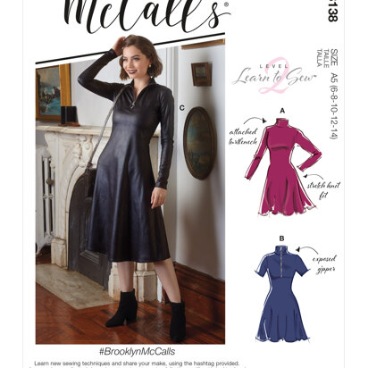 McCall's BrooklynMcCalls - Misses' Dresses M8138 - Sewing Pattern