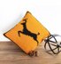 036- Deer warning sign pillow cover