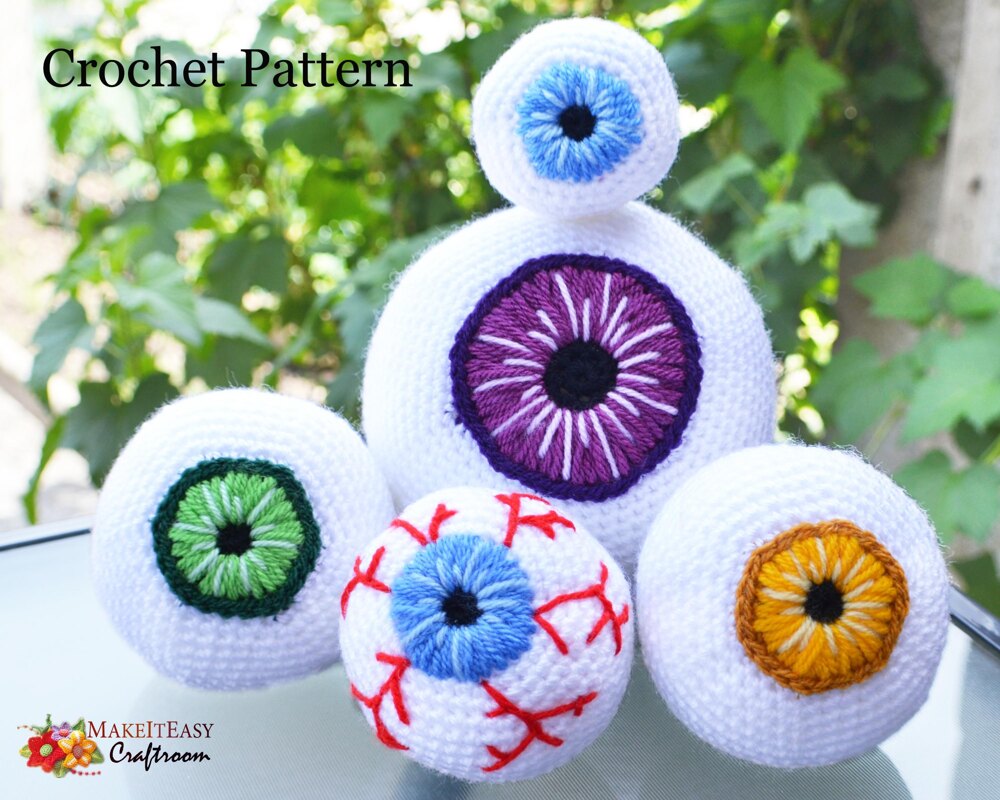 Crochet Eyes Pattern 