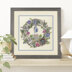 Dimensions The Gold Collection: Cottage Wreath Cross Stitch Kit - 12in x 12in