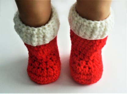 Santa Hat and Baby Boots # 331