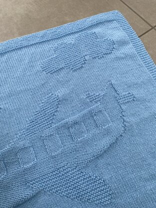 Aeroplane Baby Blanket