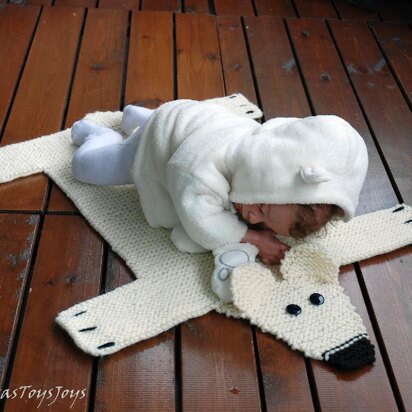 Baby Blanket Polar Bear Rug ( Mat ) Number 2