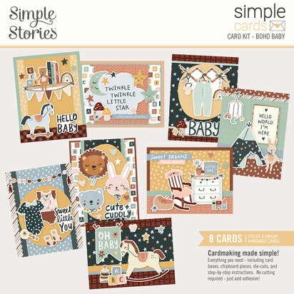Simple Stories Boho Baby Card Kit