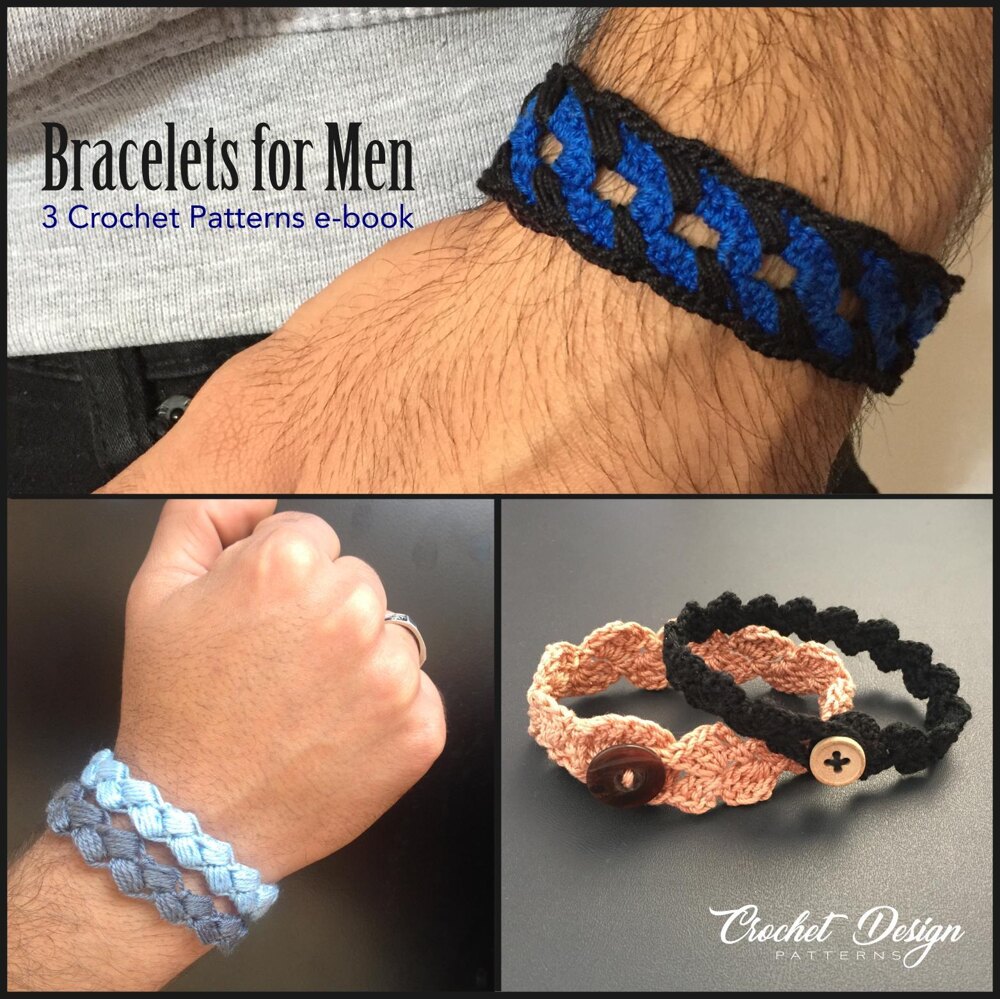 Ravelry: Curb Chain Bracelet for Men pattern by Sue Smith