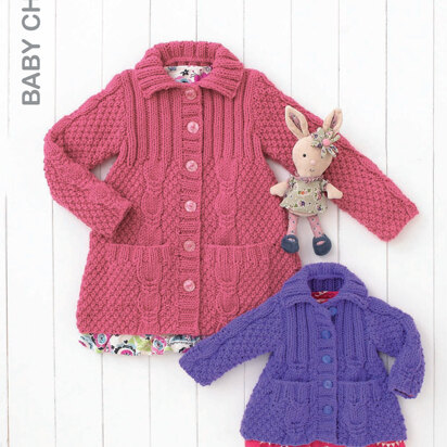 Babies and Girls Cardigans in Hayfield Baby Chunky - 4534 - Downloadable PDF