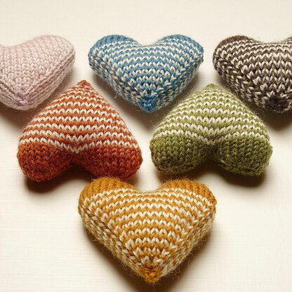 Striped Stuffed Heart