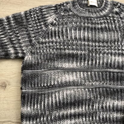 Ribbed Raglan Sweater