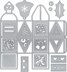 Tonic Studios Verso Dimensions Dies 29/Pkg - Winter Wonderland Small Gift Box Set