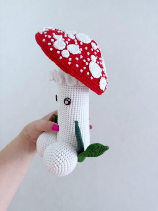 Fly Agaric mushrooms crochet penis