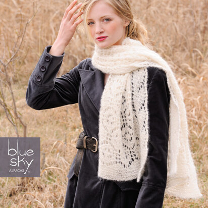 Wrap in Blue Sky Fibers Brushed Suri - BSW - Downloadable PDF