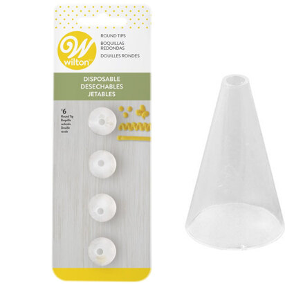 Wilton Disposable Tip Set 4 Count (Tip 6)