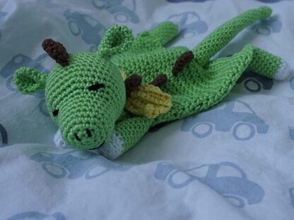 Crochet Pattern Cuddle Cloth Dragon Draco!