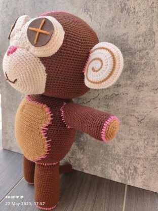 Cocomelon Monkey Crochet Amigurumi Pattern