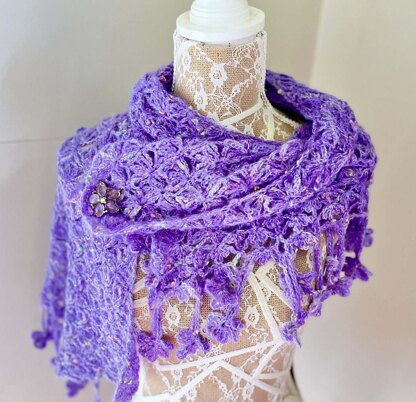 Violet Haze Shawl