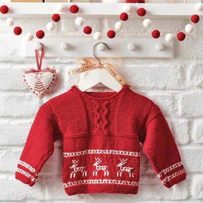 Deer Little One Baby Christmas Jumper