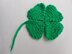 Knitted Four Leaf Clover
