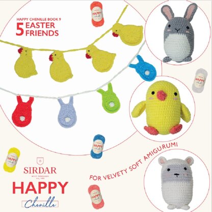 Happy Chenille 5 Friends by Sirdar