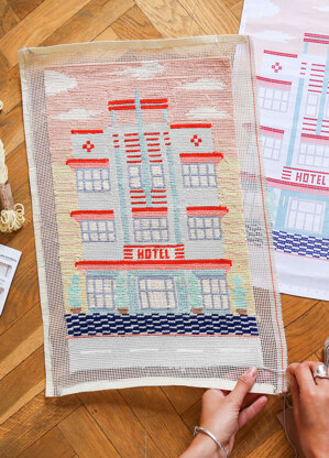 We Are Knitters Art Deco Petit Point Kit - 43 x 28 cm