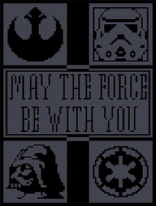 Star Wars Throw Crochet Graphghan Pattern (in sc)