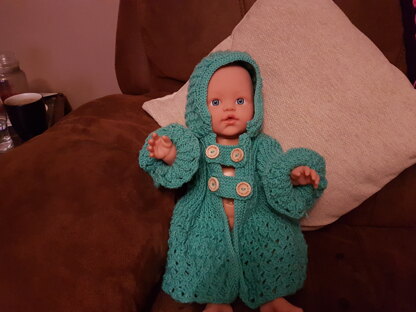 Hooded baby coat