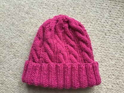 Hat in Aran wool